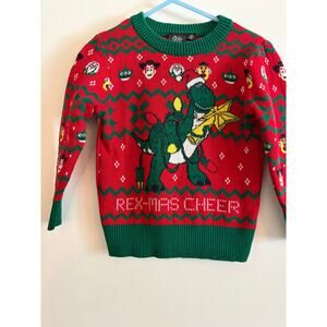 Disney Toy Story Rex-Mas Toddler Sweater Size 18 Mths